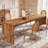 78.64-inch Long Dining Table for 6-8, Wooden Kitchen  Table for Dining Room-244802767