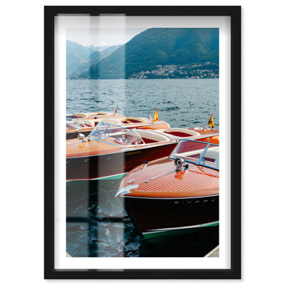 «Speed bateau Serenade Shadowbox Print» par Notoriart