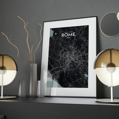 " Rome Italy City Map "