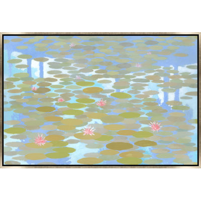 Lilies Floating Print by Sam Nash