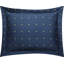 Ensemble d'édredon géométrique bleu marine 7 pièces-1114263750