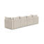 Grand 4 Seater Striped Outdoor Sofa