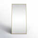 Sabine Metal Rectangle Floor Mirror