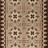 Brown Vintage Flatweave Kilim Wool Rug - 5'4" x 9'7"