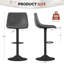 Birecree Leather Seat Adjustable Counter Height Modern Swivel Bar Stools with Backs Island Chairs for Home Kitchen-1123459942-1133327418