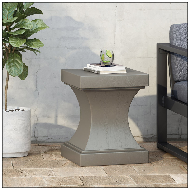 Table d'appoint Athena, Gris clair