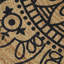 Round Eager Geometric Hand Woven Area Rug-43280004