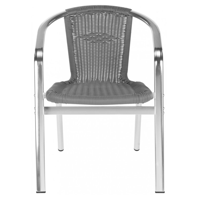 Fauteuil de patio Kaster, Gris
