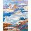 Overdyed One-of-a-Kind Rectangle 9'2" x 12'2" Hand Knotted Area Rug