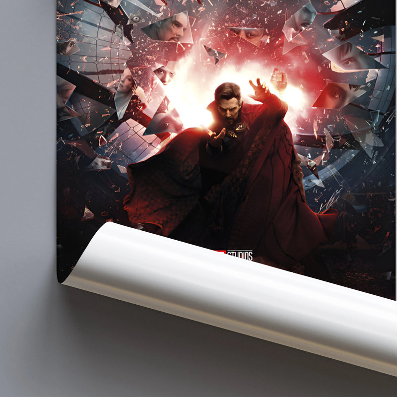  Officiellement sous licence Doctor Strange - Multiverse, affiche d'art - 24 x 36 po - reproduction décorative - papier à affiche - prête à encadrer