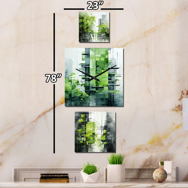Jocelinne Metal Wall Clock