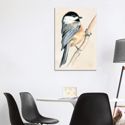 Little Bird On Branch II by Jennifer Paxton Parker - Wrapped Canvas Print