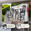 Chaises de bar pivotantes 2 pièces Modern Modern