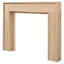 Modern Ember Leavitt Wood Fireplace Mantel Surround Kit-1827606570-1827606569