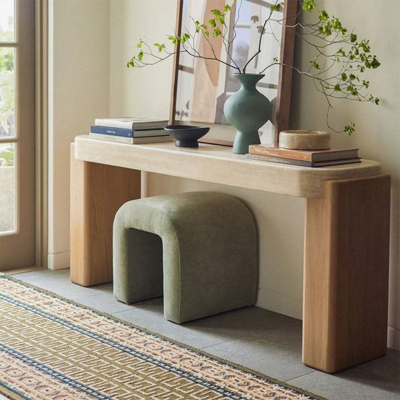 Console Modern Minimalist Luxury, H 29,53 po x l 62,99 po x P 17,72 po