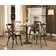 Leandra Round Metal Base Dining Table