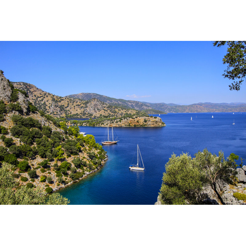 Blue Voyage - Wrapped Canvas Print, 30cm H x 46cm W x 3.8cm D