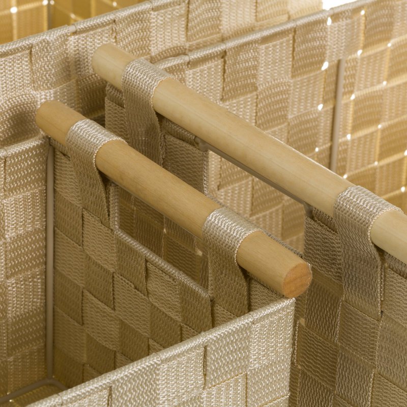 Brambly Cottage Plastic Crate, Beige