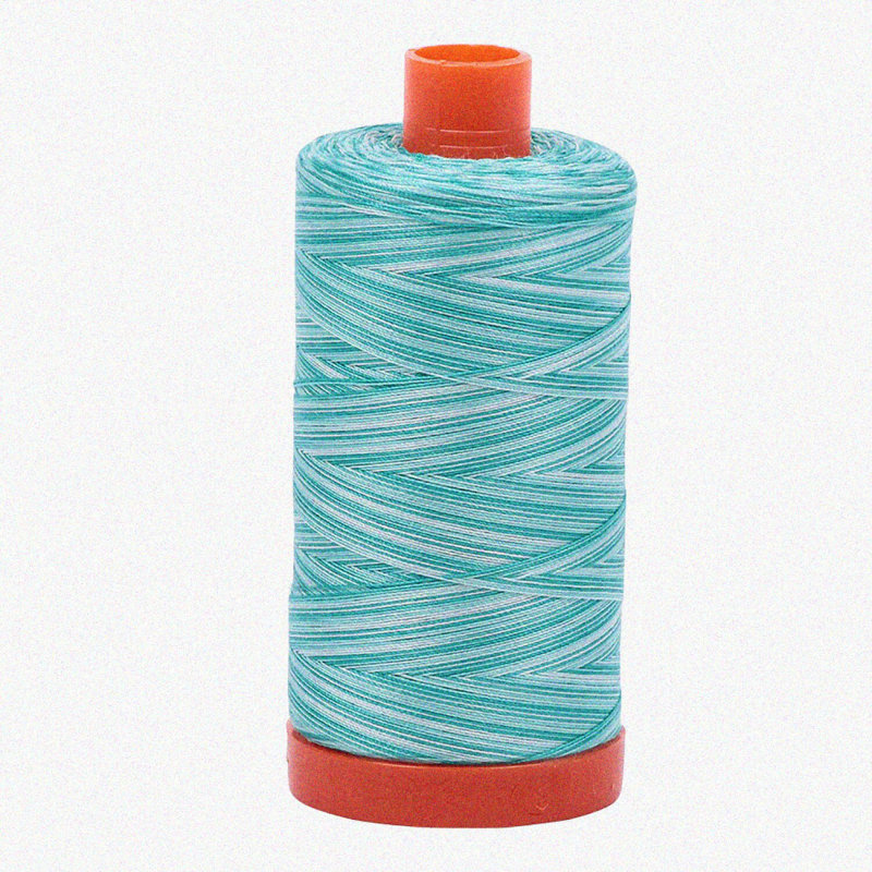 Dark Green Cotton Thread 50wt 1422yds, Turquoise