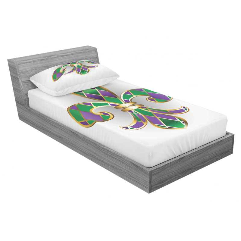 Microfiber Sheet Set, Twin Sheet Set with Fitted Sheet