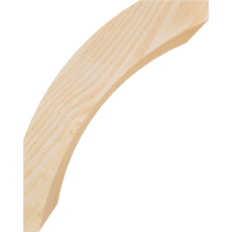 Genouillère Thorton, Sapin Douglas de 6 po (sciage brut), 16 po X P 20 po H