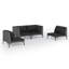 Alely Metal 4 - Person Seating Group with Cushion