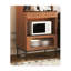 French Narrow Pantry Kitchen Wall-Mounted Solid Wood Storage Cabinet