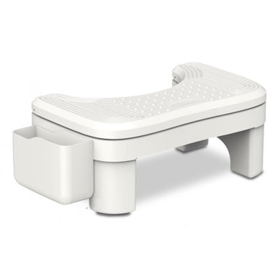 Toilet Stool Squat Adult, Height Adjustable Poop Stool For Bathroom With Storage Box, Portable Non-Slip Potty Step Stool For Adults, Improve Squatting -  SHIRLEY'S OFFICE FURNITURE, LLC, QWB0D21WQBJW