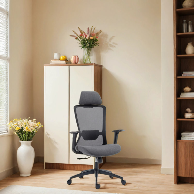 Chaise de bureau pivotante 360 °, Noir