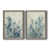 Toile avec cadre gris