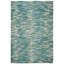 Tapis en jute / coton à tissage plat en fibres naturelles clair vert clair / naturel Clairvaux-162624835