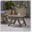 Sedona Acacia Wood Outdoor Side Table With Durable Design And Open Slat Top For Patio And Garden Use