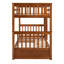 Lit superposé Twintwin en bois massif avec échelles et rangement en noyer - Mobilier de chambre à coucher de qualité pour la maison
