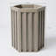 Hexagon Column Planter SM - White-1256475052-1256475043