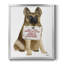 «Love and German Shepherd», toile encadrée de qualité supérieure - prête à être accrochée-1827847550-1827847537