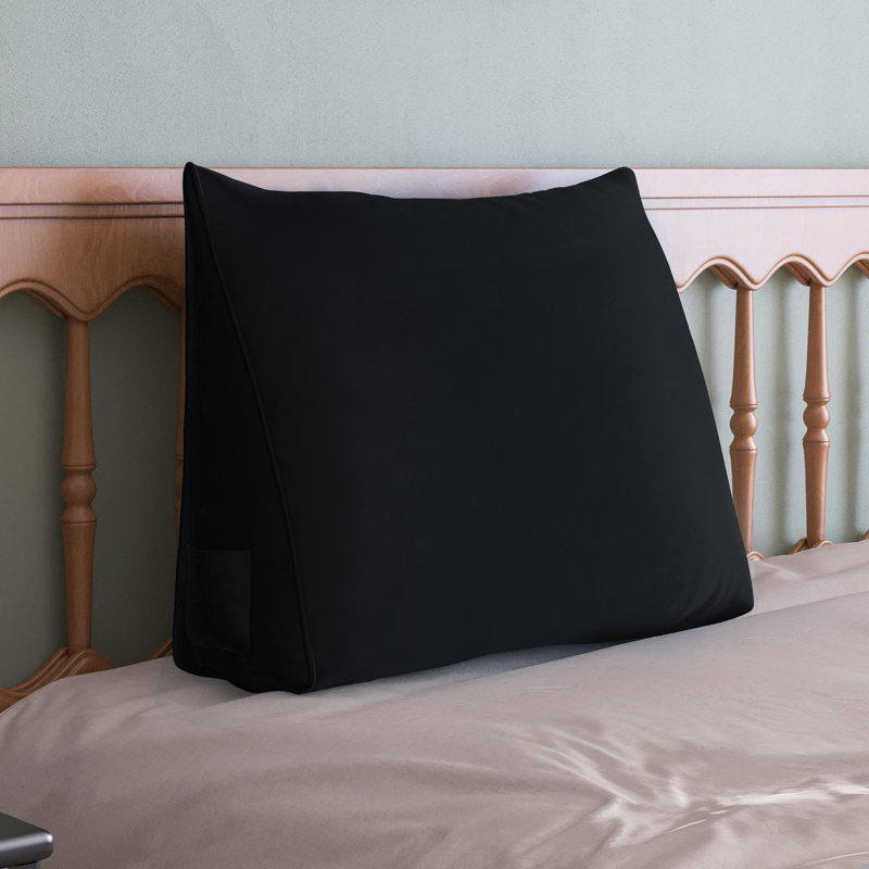 Coussin décoratif en velours (100% coton), Noir