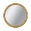 Miroir rond en rotin 31,9 po