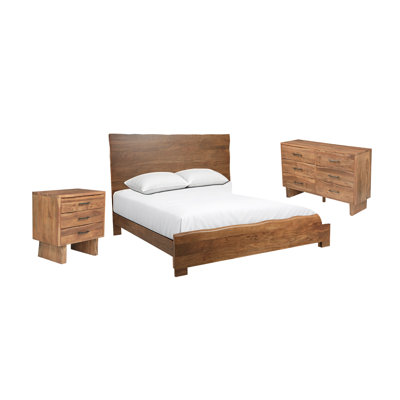 3-piece Solid Wood Bedroom Set