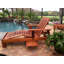 Mair Outdoor Teak Chaise Lounge