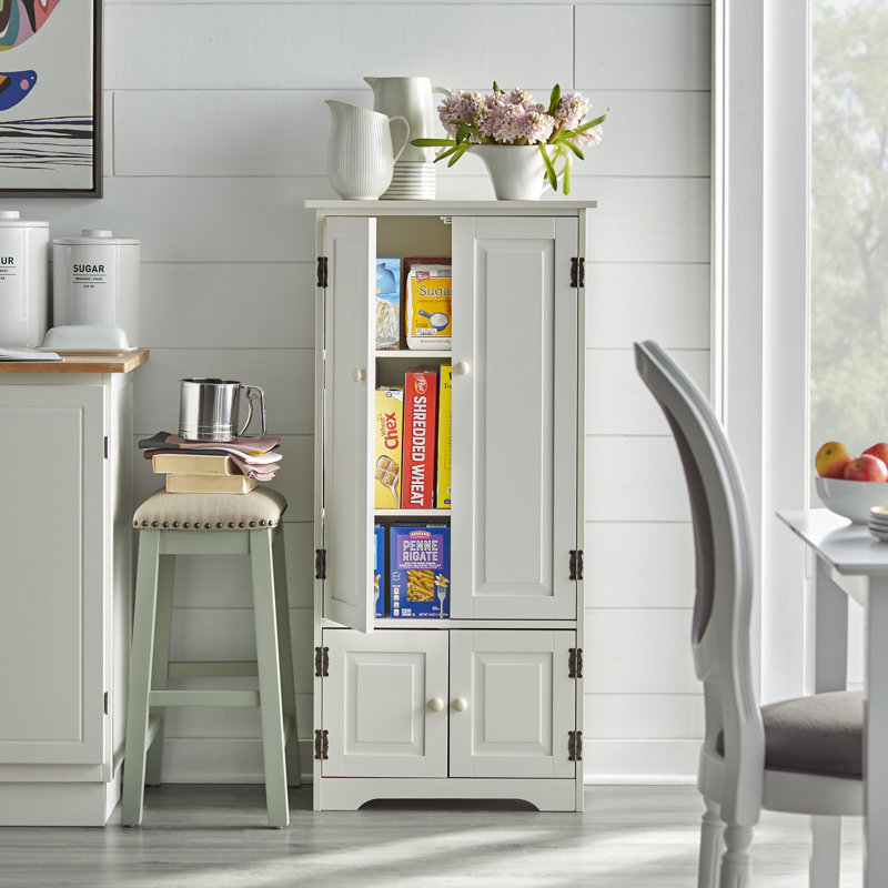 Harsens Kitchen Pantry, White