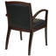 Chaise de salle d'attente en cuir Deedee-138393655