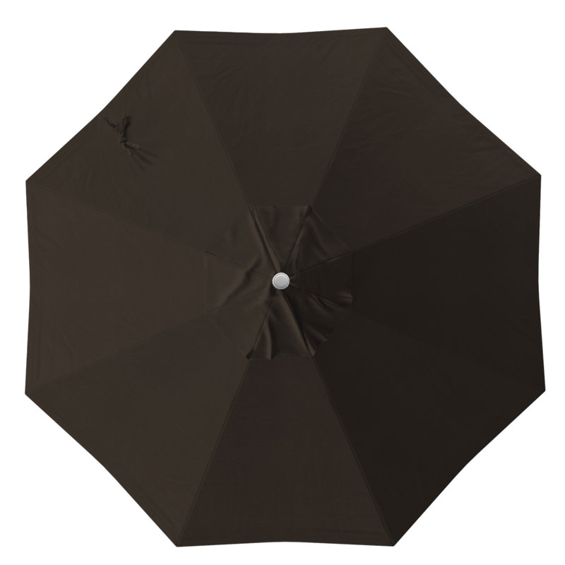 Parasol de marché 9 pi, Toile performance moka