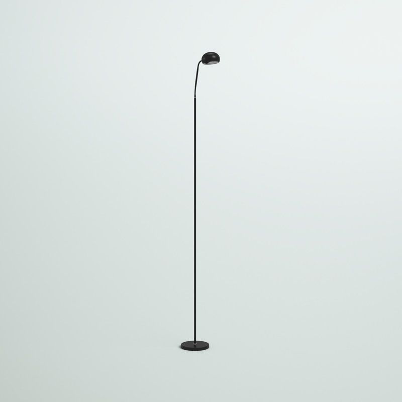 Lampe sur pied arquée 63 po Merrimac, Noir, Noir