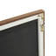 Miroir plein corps en bois massif brun 4Rd Génération Emballage: un miroir indispensable pour les magasins de vêtements, la maison, offrant une fonctionnalité de plancher pratique et décoratif