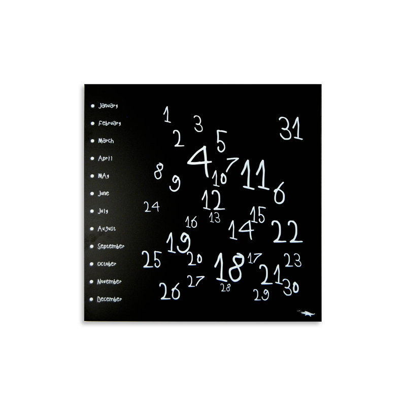 Magnetic Metal Photo Memo Board, Black