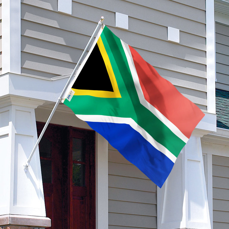 Drapeau d'Afrique du Sud 36 po x 60 po Polyester