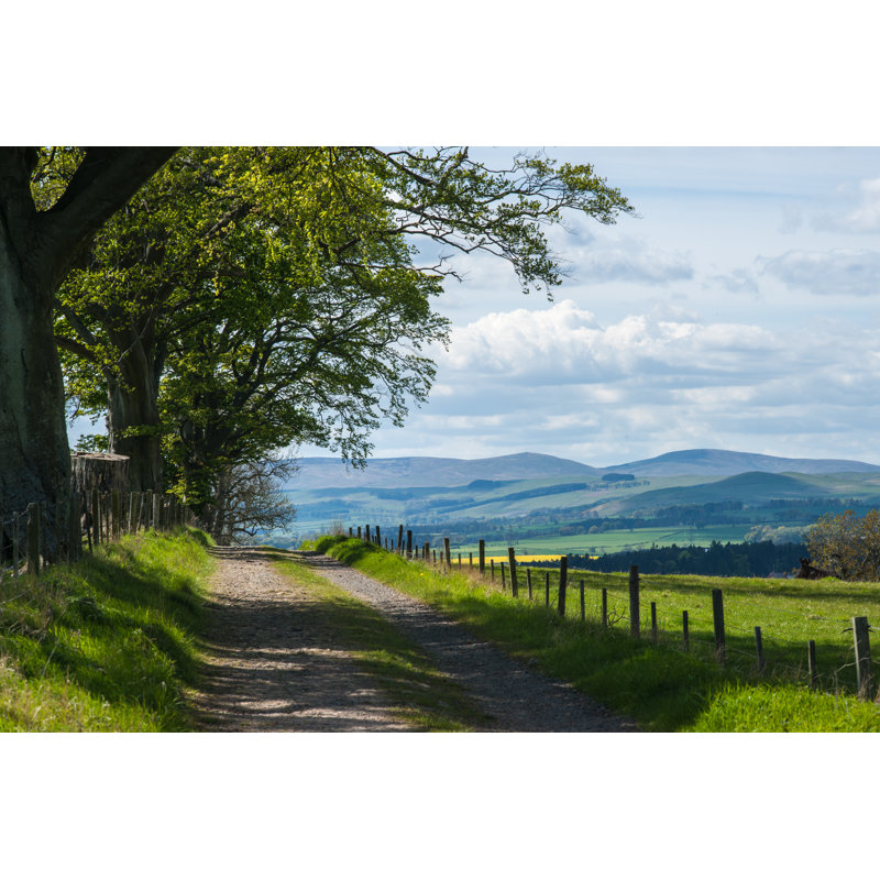 Cheviot Hills, Northumberland, England - Wrapped Canvas Print, 30cm H x 46cm W x 3.8cm D