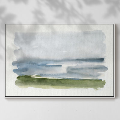 «Coastline Splash II», reproduction sur toile encadrée