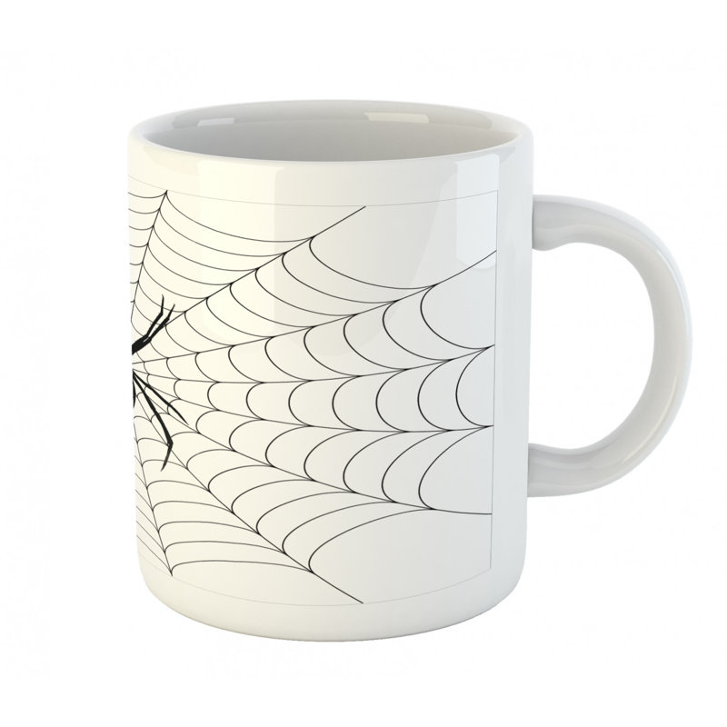 Grande tasse à café spider web