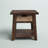 Gurbaaz Solid Wood Top 1 End Table with Storage